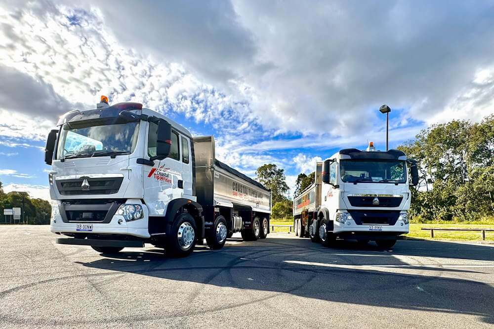 two City Fleet Sitrak tippers